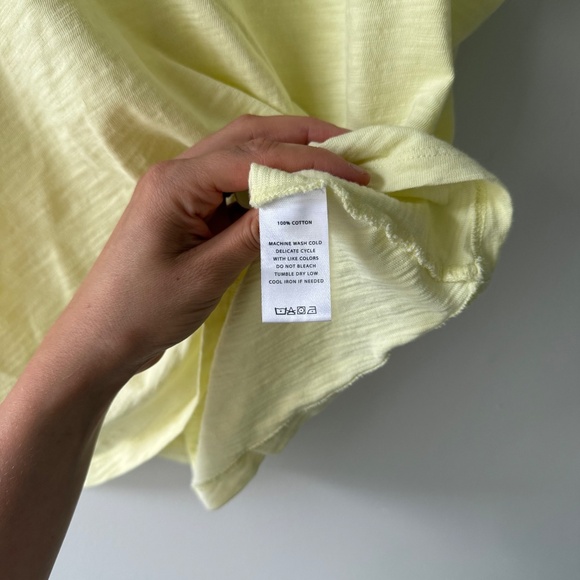 LIKE NEW Lilla P - Ruffle Sleeve Tank - Butter Yellow - Size M - Picture 5 of 6